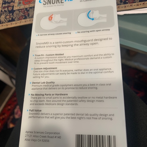 NEW-SNORE MD anti snoring mouthguard - Picture 3 of 3